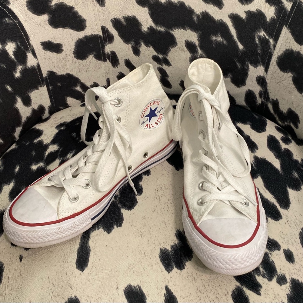 White High Top Converse